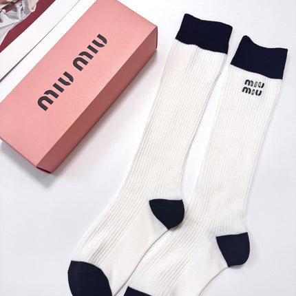 MIUMIU 26S CREW SOCKS 412442 (1 BOX)