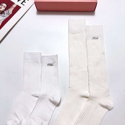 MIUMIU 26S CREW SOCKS 412443 (1 BOX)
