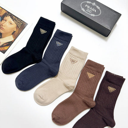 PRADA 26S CREW SOCKS 415673 (1 BOX)