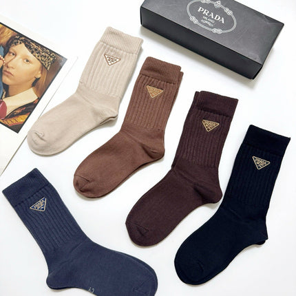 PRADA 26S CREW SOCKS 415673 (1 BOX)