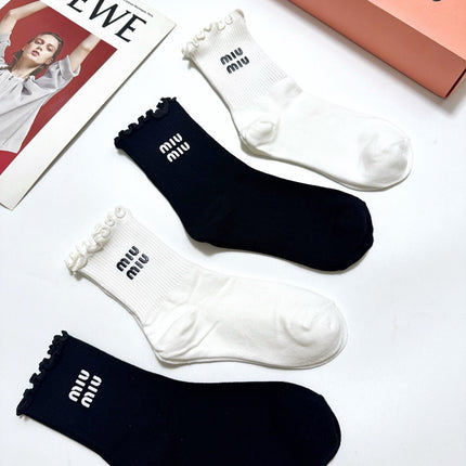 MIUMIU 26S ANKLE SOCKS 417710 (1 BOX)