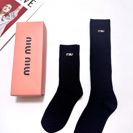 MIUMIU 26S CREW SOCKS 417715 (1 BOX)