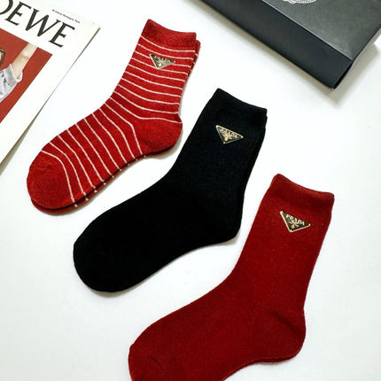PRADA 26S CREW SOCKS 425089 (1 BOX)