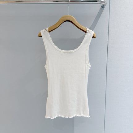 CHLOE 26S LACE COLLAR SLEEVELESS TOP STYLE 33