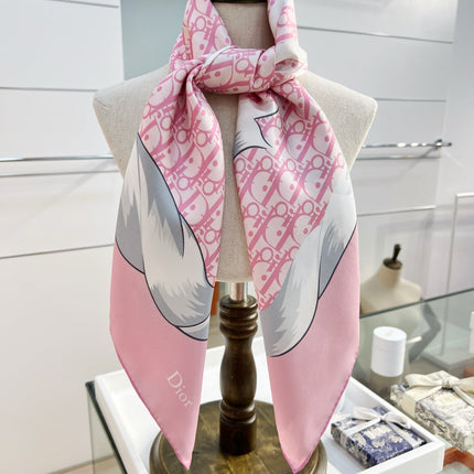 DIOR 26S SCARF 90CM IN SILK 163868