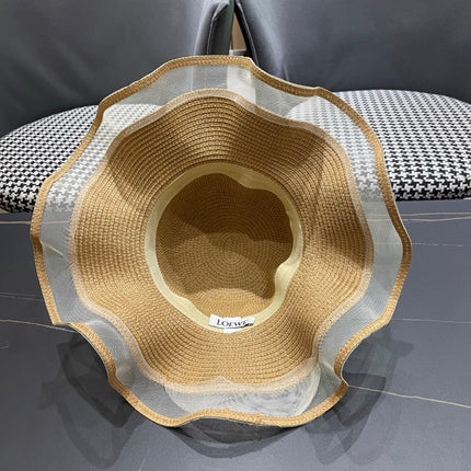 LOEWE 26S WIDE BRIM STRAW SUN HAT STYLE 052