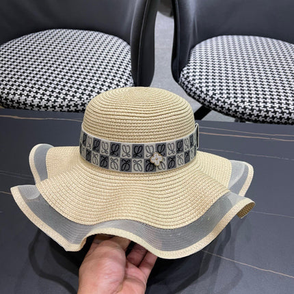 LOEWE 26S WIDE BRIM STRAW SUN HAT STYLE 053