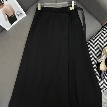 DIO SIDE ZIP SKIRT25S IN COTTON 266675