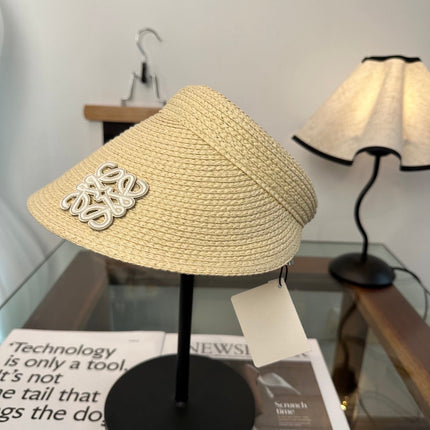 LOEWE 26S RAFFIA SUN VISOR HAT STYLE 198