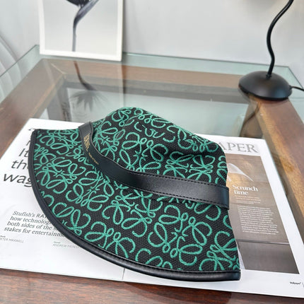 LOEWE 26S ANAGRAM JACQUARD BUCKET HAT STYLE 244