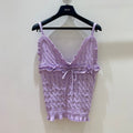 26S KNITTED RUFFLE CAMISOLE TOP 564