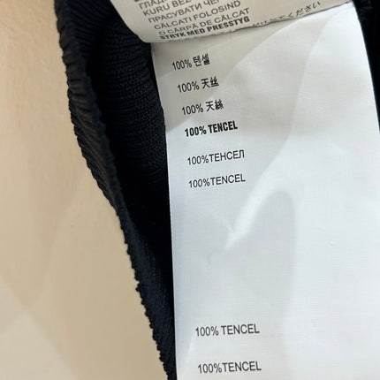PRADA 26S SHORT-SLEEVE RIBBED KNIT TOP 1153