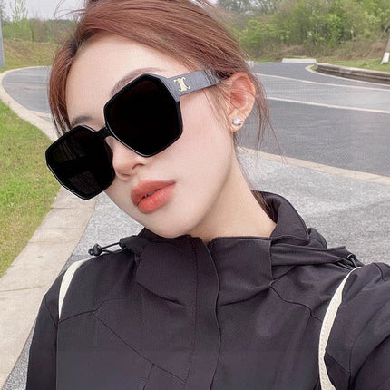 TRIOMPHE SUNGLASSES 552772 IN BLACK ACETATE