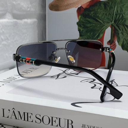 RECTANGULAR FRAME SUNGLASSES 576873 IN METAL