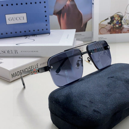 RECTANGULAR FRAME SUNGLASSES 576873 IN METAL