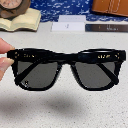 CELINE 26S SQUARE FRAME IN BLACK ACETATE 496509
