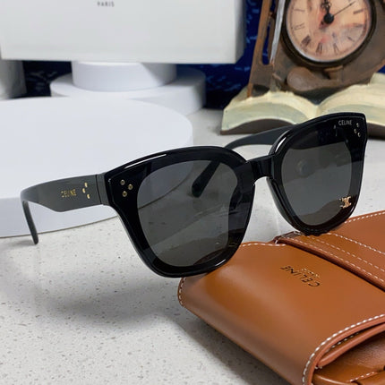 CELINE 26S SQUARE FRAME IN BLACK ACETATE 496509