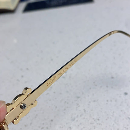 CELINE 26S POLYGONAL FRAME IN METAL 493096
