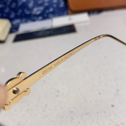 CELINE 26S POLYGONAL FRAME IN METAL 493100