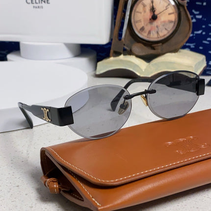 CELINE 26S RIMLESS OVAL FRAME IN METAL 493102