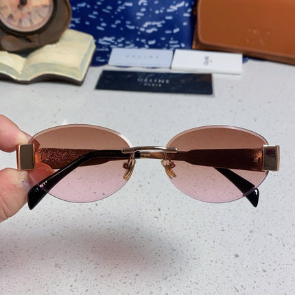 CELINE 26S RIMLESS OVAL FRAME IN METAL 493103