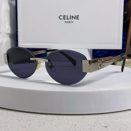 CELINE 26S RIMLESS OVAL FRAME IN METAL 493107