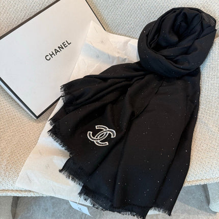 CHANEL 26S SCARF 200 IN CASHMERE 509420