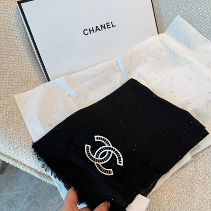 CHANEL 26S SCARF 200 IN CASHMERE 509420