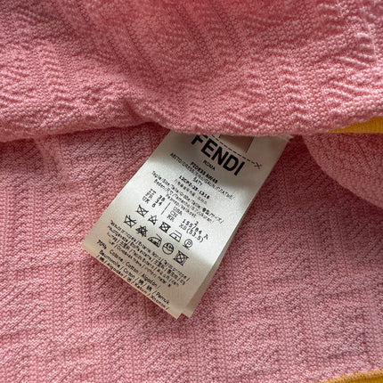 FENDI 26S SHORT-SLEEVE KNIT DRESS 462