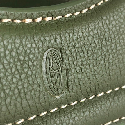 GOYA 26S BELUGA MINI BAG 23CM IN DARK OLIVE GREEN GOYARDINE CANVAS AND CALFSKIN