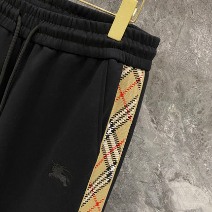 BURBERRY 26S CHECK-TRIM ZIP-UP TRACKSUIT 485