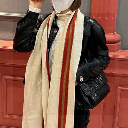 GUCCI 25S SCARF 180 IN CASHMERE 711250