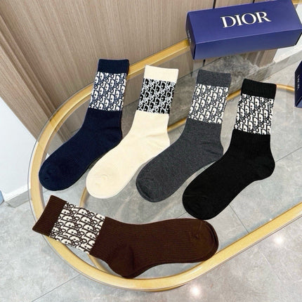DIOR 26S CREW SOCKS 403609 (1 BOX)