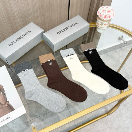 BALENCIAGA 26S CREW SOCKS 423057 (1 BOX)