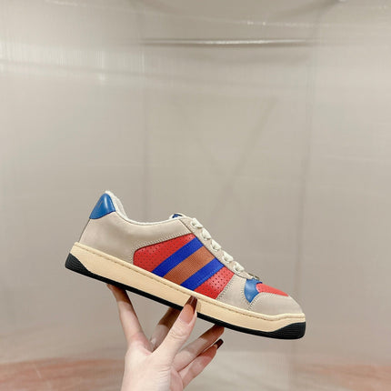 GUCCI 26S SCREENER SNEAKER IN MULTICOLOR LEATHER