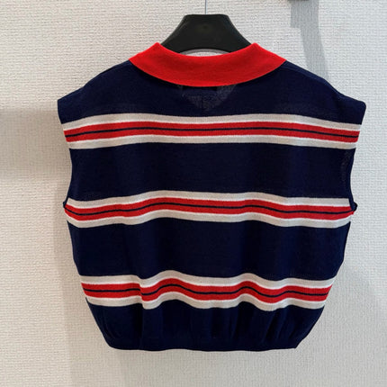 CELINE 26S SLEEVELESS POLO TOP 393