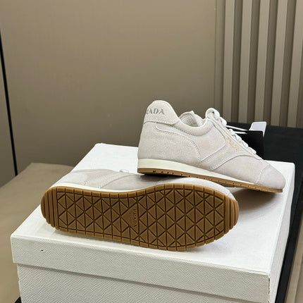 PRADA 25S SNEAKER IN LIGHT GREY SUEDE STYLE 7