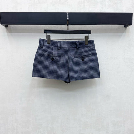MIUMIU 26S MINI PLAID SKORT 894