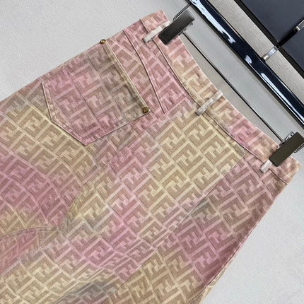 FENDI 26S DENIM SKIRT 465
