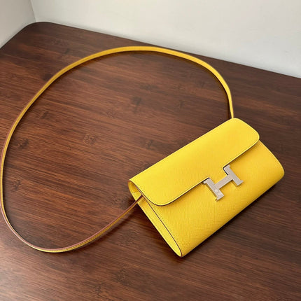 CONSTANCE TO GO 20.5 YELLOW EPSOM SILVER HARDWARE