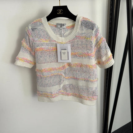 CHANEL 26S SHORT-SLEEVE SWEATER 1005