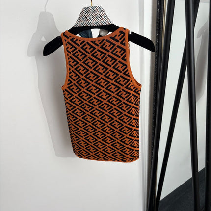 FENDI 26S SLEEVELESS KNIT TOP 334