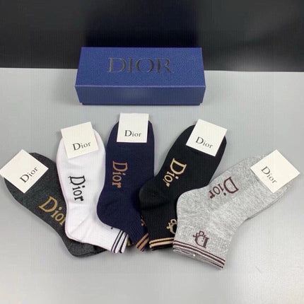 DIOR 26S ANKLE SOCKS 408745 (1 BOX)