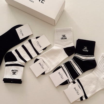 CELINE 26S ANKLE SOCKS 408756 (1 BOX)