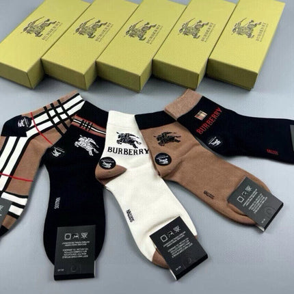 BURBERRY 26S ANKLE SOCKS 412463 (1 BOX)