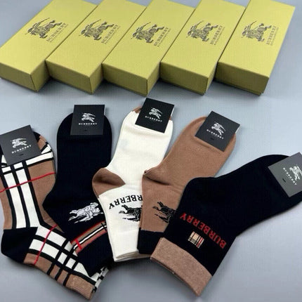 BURBERRY 26S ANKLE SOCKS 412463 (1 BOX)