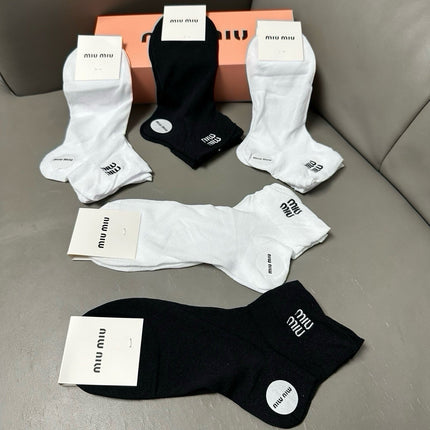 MIUMIU 26S ANKLE SOCKS 415738 (1 BOX)