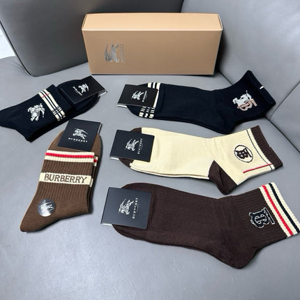 BURBERRY 26S ANKLE SOCKS 421191 (1 BOX)