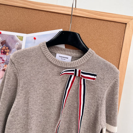 THOM 26S ROUND-NECK KNIT SWEATER 299