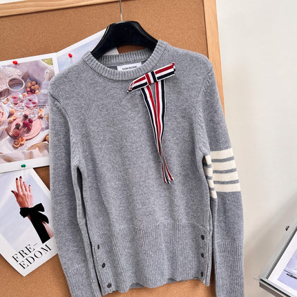 THOM 26S ROUND-NECK KNIT SWEATER 295